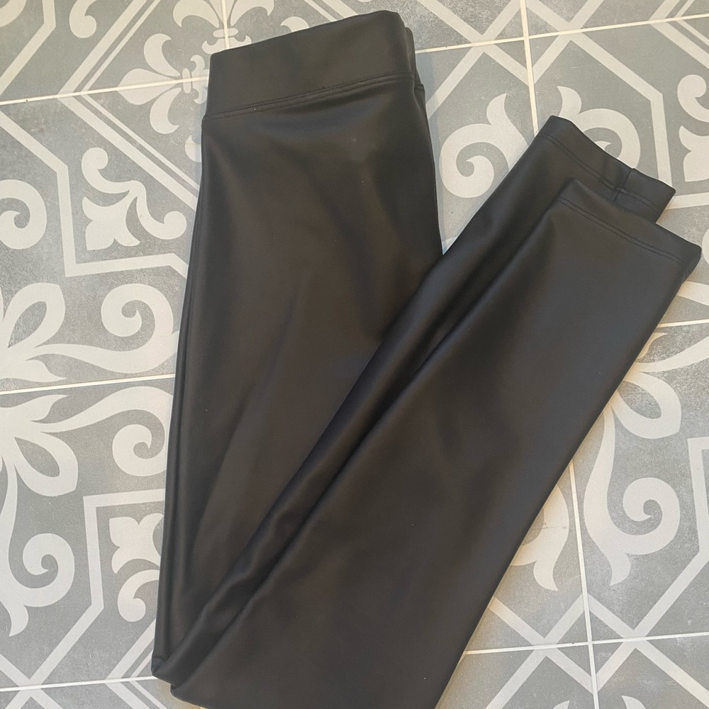 Express faux leather leggings